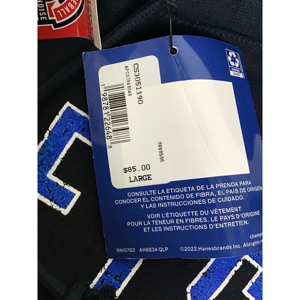 Champion Men's Navy Reverse Weave Oklahoma City Comets‎ MiLB Hoodie Size L NWT - Picture 5 of 6